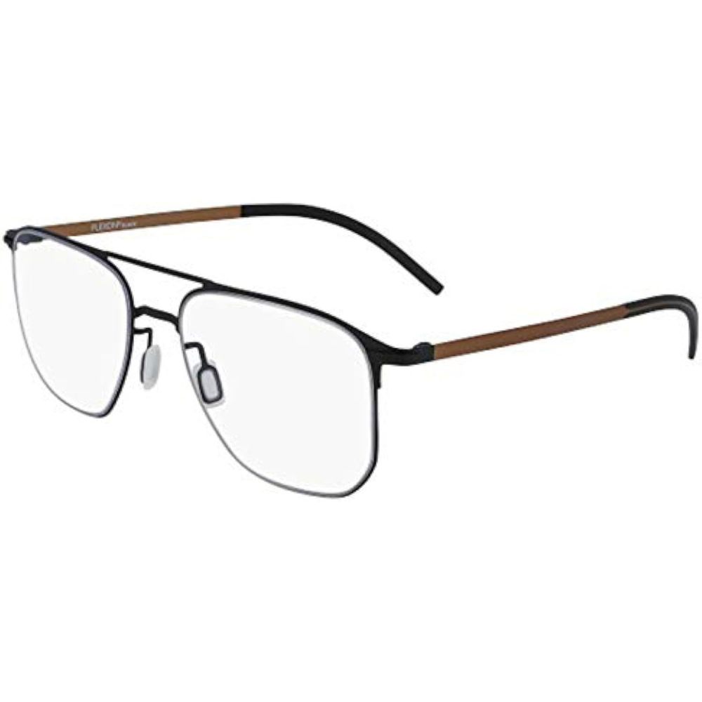 NEW FLEXON FLB2004 001 Black FLEXIBLE TITANIUM Eyeglasses 55mm with Flexon Case